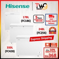 [FREE SHIPPING] Hisense 128L 178L 248L 350L Chest Freezer With 8 In 1 Temperature Control 2 Way Chest Freezer