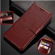 Casing Vivo V7 Plus V9 V7Plus 1612 1613 Soft Flip Leather Phone Case