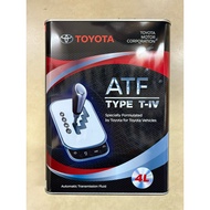 TOYOTA TYPE T-IV AUTO GEAR OIL MINYAK 4LITERS 4L TYPE T4 T IV TIV