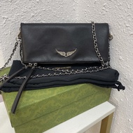 ZADIG & VOLTAIRE wings same chain handbag messenger bag women's synthetic leather shoulder bag