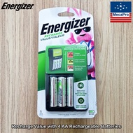 Energizer® Recharge Value Charger for NiMH Rechargeable AA and AAA Batteries เครื่องชาร์จถ่าน พร้อมถ