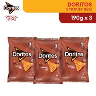 [Bundle of 3] Doritos Tortilla Chips Taco/ Smokin BBQ/ Nacho Cheese/ Roasted Corn/ Spicy Nacho 190g 