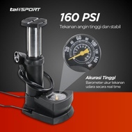 Portable Bicycle Air Pump 160 PSI with Gauge - Black Taffsport