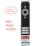 Use for Unversual TCL smart tv Voice Remote Control TCL Android TV QLED 4K UHD with 6 Shortcut Buttons Netflix, QIY Netflix,FPT play Prime Video, YouTube, Guard, Media TCL channel