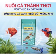 Thailand bran - OPTIMUM aquarium fish food - color, small grains for angelfish, 7-color fish, beta f
