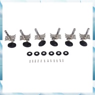 [W F S B] 6Pcs 3R3L Guitar Tuning Pegs Open Machine Heads Acoustic Folk Guitar Tuning Peg Tuners Par