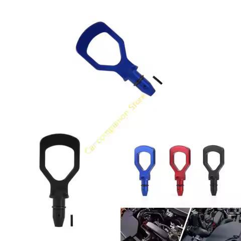 Modification Auto Oil Dipstick Pull Handle Engine Oil Pullhandle Aluminium 11UD