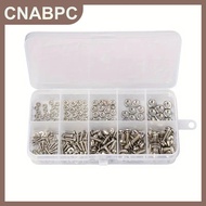 CNABPC 320pcs 304 thép không gỉ Hex nút ổ cắm đầu cap vít Hexagon Chủ Đề Máy Metric Nut Bolt Assortm