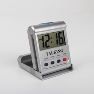 Voice Large Screen Timekeeping Voice Chinese Mystery One-Click Speaking Electronic Watch Portable Fo