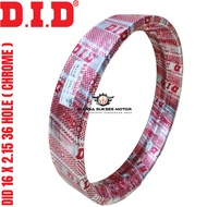 DID RIMS RIMS 16 X 215 2.15 36 HOLE CHROME COLOR