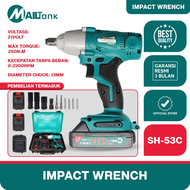 MAILTANK SH53 CORDLESS IMPACT WRENCH CORDLESS DRILL BRUSHLESS 21VOLT BUKA BAUT MOTOR MOBIL