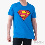 DOSH MENS T-SHIRTS SUPERMAN เสื้อยืดคอกลมผู้ชาย FSMT5198-BU