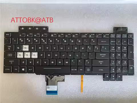 RU/US/UK Laptop Keyboard For ASUS TUF FX505 FX505DY FX505DT FX505GM FX705 FX95G FX95DU FX705DY FX705