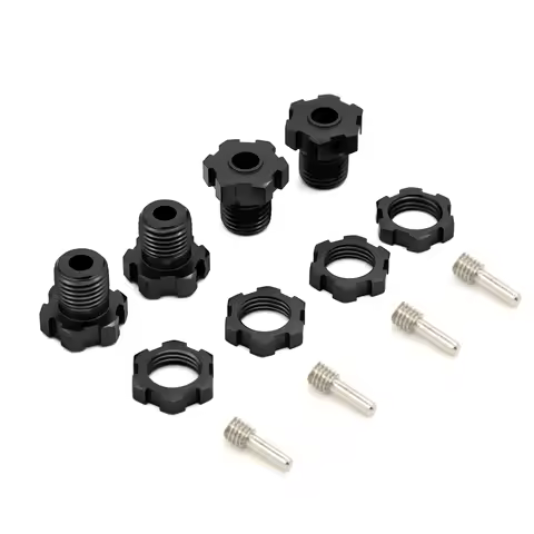 1 set 17mm Hex Nuts Splined Wheel Hubs for traxxas E-REVO wheel hubs 5353X 1/10 E-MAXX Summit E-REVO