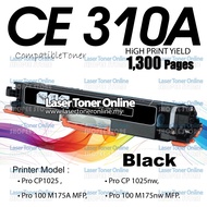 Compatible to H* 126A CE310A black laserjet pro color MFP M175a M175nw M275nw CP1025 CP1025nw H*126A