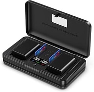 NP-FW50 battery multifunctional charger set (including two NP-FW50 batteries) compatible with Sony N