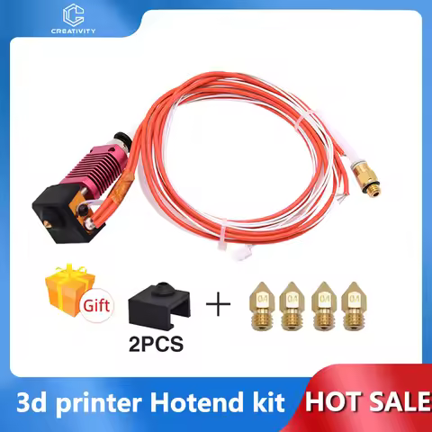Ender 3/CR10 /Ender 3 V3SE J-Head MK8 Hotend Kit Heat Block Nozzle Heater Thermistor For CR-10 V2 CR