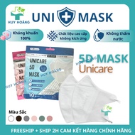[Thùng 500 cái] Khẩu trang 5D UNI CARE 3 lớp kháng khuẩn chống bụi và UV hàng chính hãng công ty