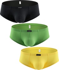 IKINGSKY Men's Soft Boxer Briefs U-Hance Pouch Mens Underwear