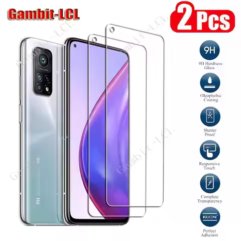 2PCS 9H Protective Tempered Glass For Xiaomi Mi 10T Pro 5G 6.67" Mi10T 10TPRO M2007J3SY Screen Prote