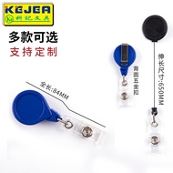 Scientific Retractable Badge Card ID Holder Clip Easy Pull Buckle Badge Card Holder Access Control C