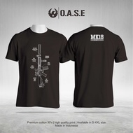 / t-shirt military MK18 t-shirt