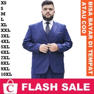 Blazer Pria Jas Cowok JAS BIRU SIZE JUMBO / JAS PRIA UKURAN BESAR / JAS NIKAH UKURAN JUMBO BIRU NAVY