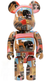 Medicom Toy BEARBRICK Dentures/Keep Frozen Jean Michel Basquiat and Andy Warhol 1000%