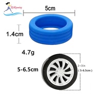 [Whweight] 8x Luggage Wheels Covers Luggage Accessories Luggage Suitcase Wheels Covers Set for Trolley Luggage Parts Most Suitcase Adult