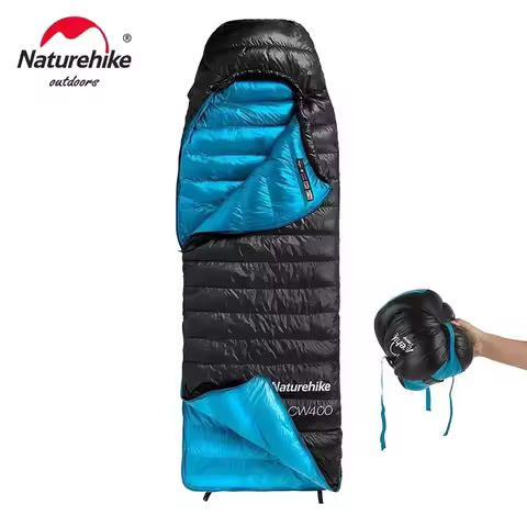 Naturehike CW400 CW700 Sleeping Bag Lightweight Duck Down Winter Thick Warm Ultralight Outdoor Hikin