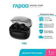 Rapoo T101 Bluetooth TWS earduds 5.4 Headphones Compact Design