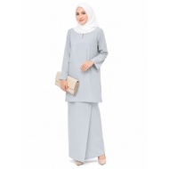2Bloved NEW AYLEEN BAJU KURUNG MODEN PREMIUM ASH BLUE SIZE L