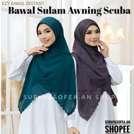 [Sulam Penuh] Bidang 50 Tudung Bawal Sulam Chiffon Bidang 50 / Bawal Sulam Chiffon