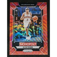 Panini Prizm Monopoly 2024-25 Allen Iverson Red Wave nba card