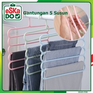 GANTUNGAN Clothes Hanger/Clothes Hanger/5-Tier Elastic Hijab Hanger