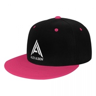 Available Alex Albon logo (1) Baseball Cap Men Women Fashion Adult Flat Brim Color Contrast Hip Hop 