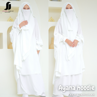 Afhadahijrah - Gamis set cadar AYANA hoodie terbaru baju dan hijab instan syari free niqab