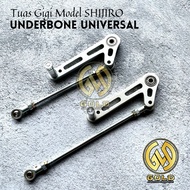 Shijiro Gear Shift Stick Gear Lever Package + Universal Underbone Gear Shift Stick