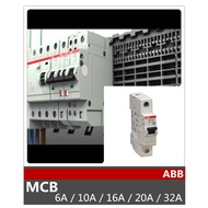 ABB SH201 MCB 6KA Original 10A 16A 20A 32A