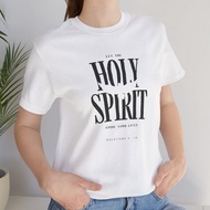 LAZKTEES Holy Spirit Shirt Christian Holy Week Lenten Visita Iglesia Bible Verse Tshirt