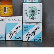 Tieh Ta Feng Shih Dragon Balm Original Singapore Rheumatism Dragon Balm