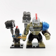 Compatible with Lego Superheroes Avengers Hulk Medieval Gladiator Hulk Assembled Building Block Minifigures.