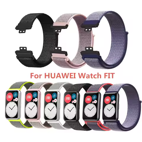 Nylon Watch Loop Band Strap for Huawei Watch FIT Smart Watch Replacement Wrist band for Huawei watch
