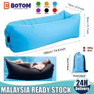 【Ready Stock】BOTOM Inflatable Sofa Outdoor Wind Picnic Camping Lazy Sofa Lounge Bed 200*70cm Lazy So