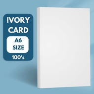 𝗣𝗥𝗜𝗡𝗧 𝗦𝗢𝗨𝗥𝗖𝗘 -  A6 Kertas Ivory Kad / Ivory Card 230gsm 300gsm
