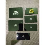 No Plate Tanam atau timbul utk Motor RXZ(motor jenis lain pom blh)