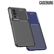 紅米Redmi K60 Pro / Redmi K60 / POCO F5 Pro 5G CASEBURG Flexi Shield 碳纖維紋設計 保護軟套 手機軟殼 6951A