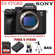 SONY ORIGINAL MALAYSIA A7IV MARK IV ILCE-7M4 BODY FREE 64GB EXTREMEBAGTRIPODCLEANING SET EXTRA ORIGI