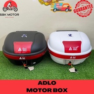 🔥【SBK MOTOR】ADLO Motor Storage Box | Motorcycle Rear Box | Top Case Helmet Box | Kotak Simpanan Bela