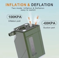 便攜 3000mAh USB 充電式氣泵快速充氣放氣帶迷你風扇和 LED 燈  gspckp Portable 3000mAh USB Rechargeable Air Pump for Rapid 